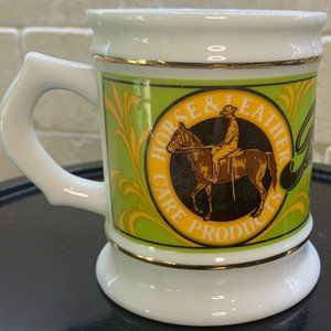 Franklin Mint Vintage FIEBING'S SADDLE SOAP Porcelain Mug The Corner Store
